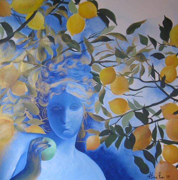 venus-og-citroner-80x80cmacrilic-on-canvas-denmark-2009-4-2